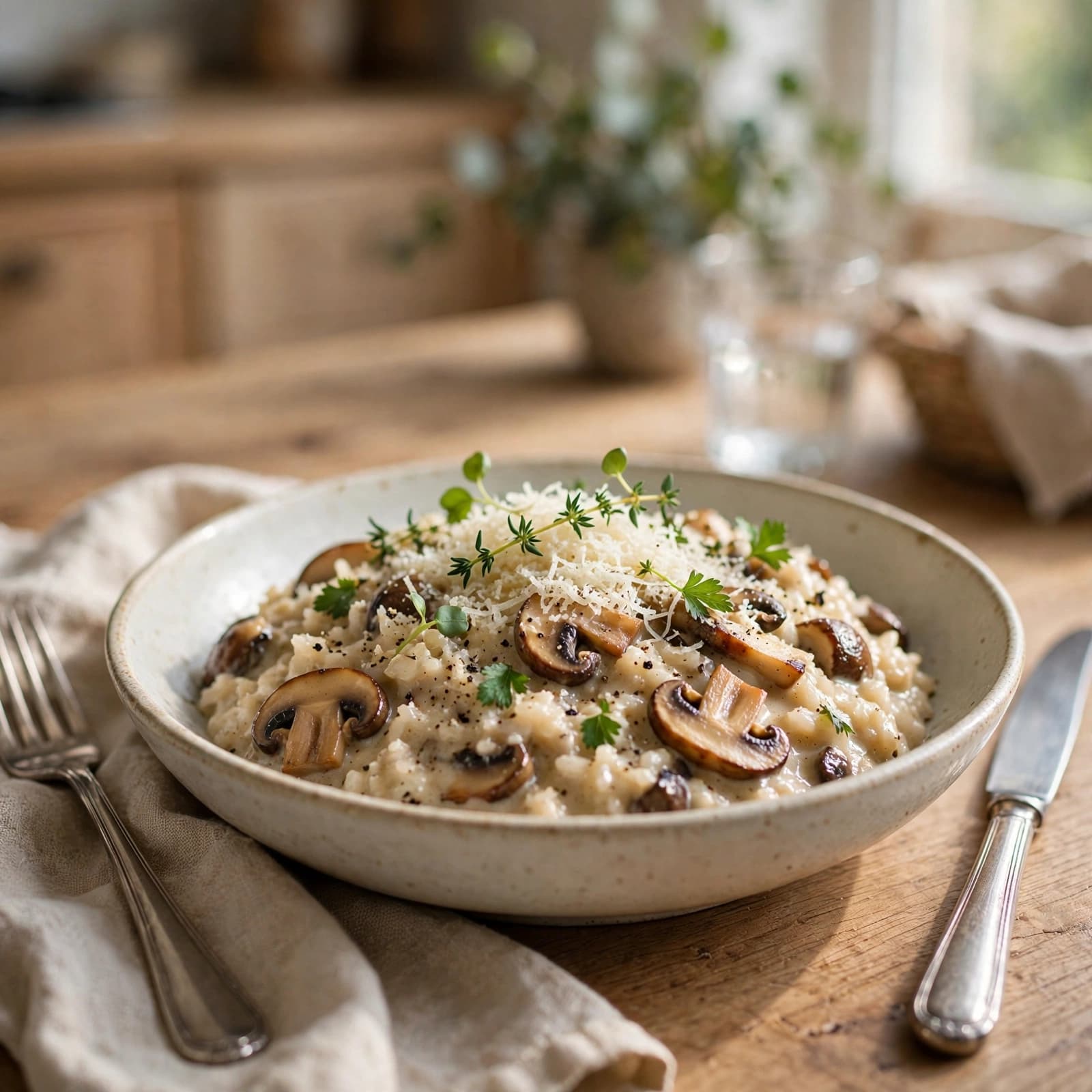 Risotto de Champiñones