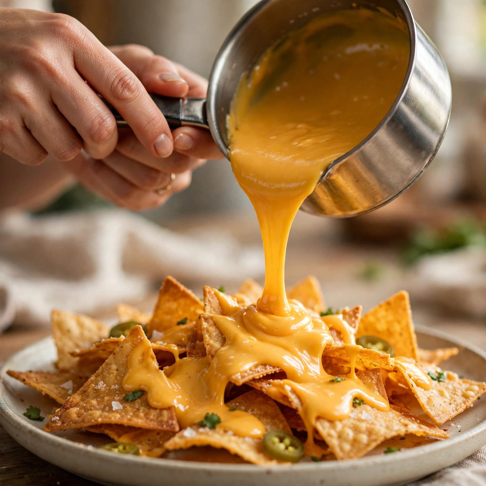 Salsa de Queso Cheddar