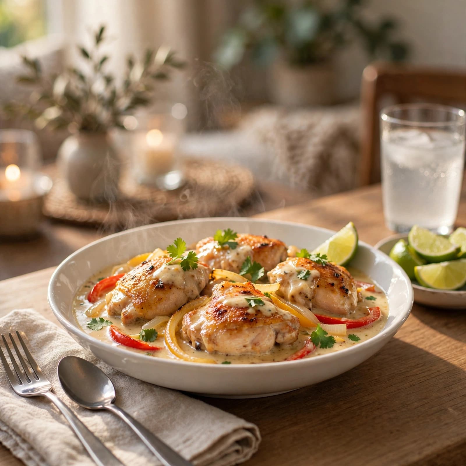 Pollo al Coco con Vegetales